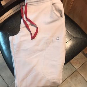 Figs scrub bottoms; size small; cement in color